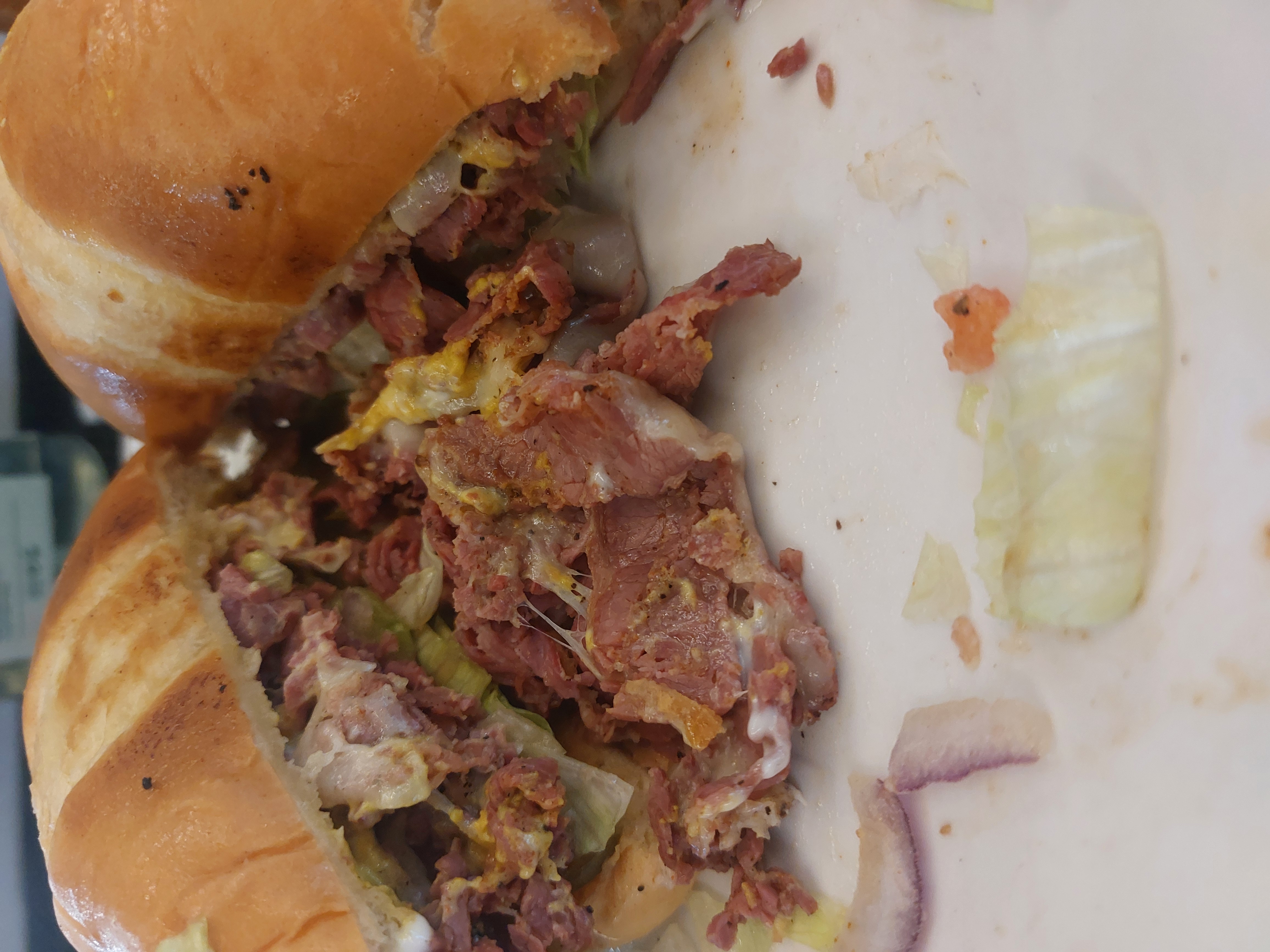 Pastrami sandwich at Izzy's Bar & Grill