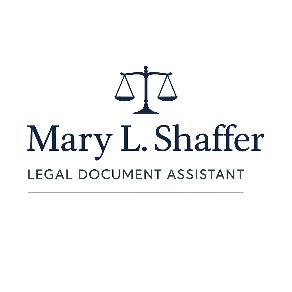 Mary L. Shaffer, Legal Document Assistant logo