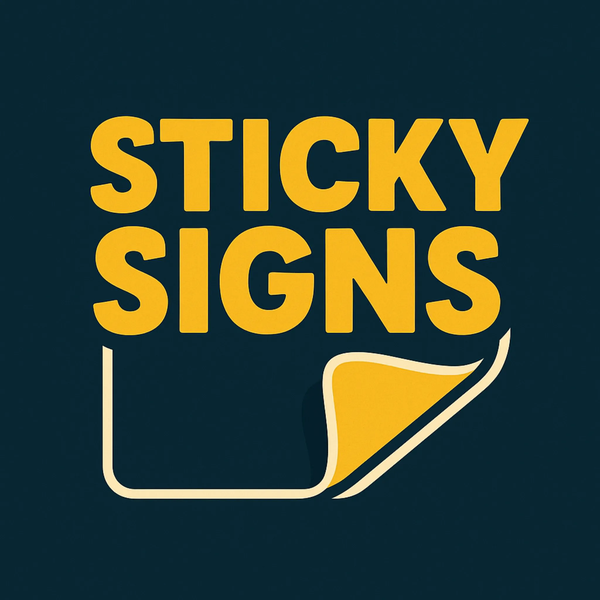 Sticky Signs logo